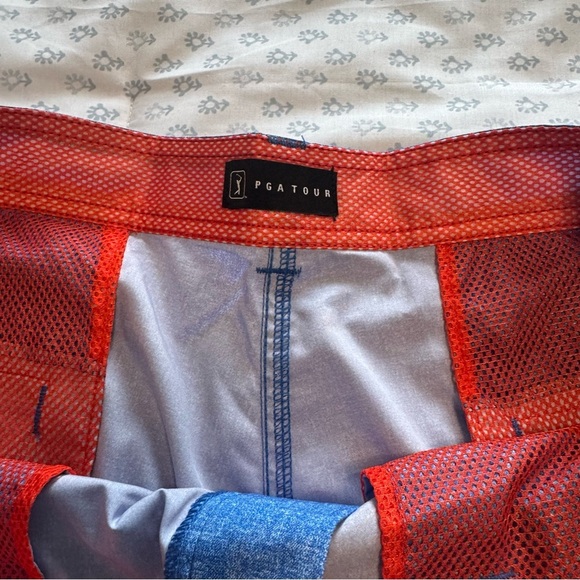 PGA Tour Men's Blue Shorts - Picture 7 of 7